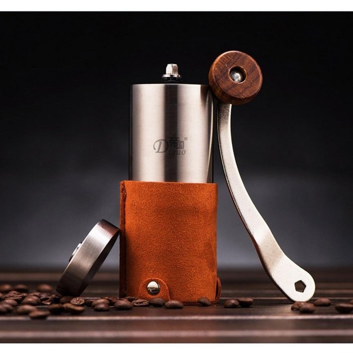 Putars Fresh Grid Home Maunal Coffee Grinder Stainless Steel,30g Capacity Belt Design Coffee Grinder Hand Operation... N4