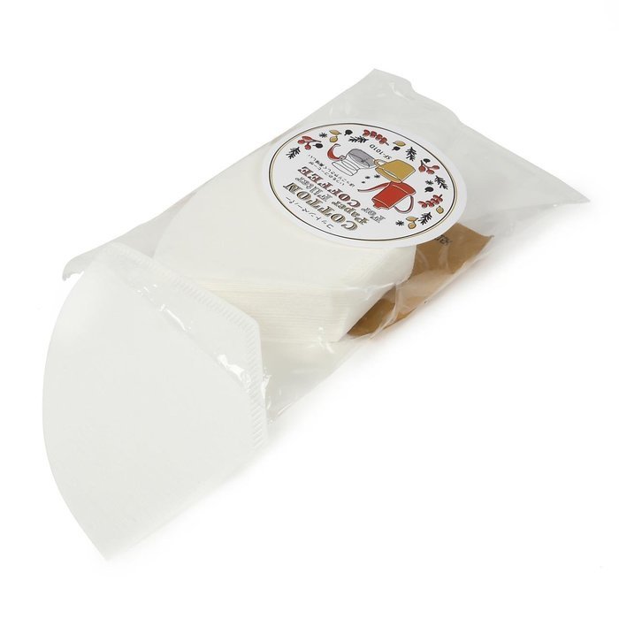 [3SET ] Favorite Coffee Cotton Paper Filter SF-101D White For 1-2 Caps 60 Seets Import Japan N2