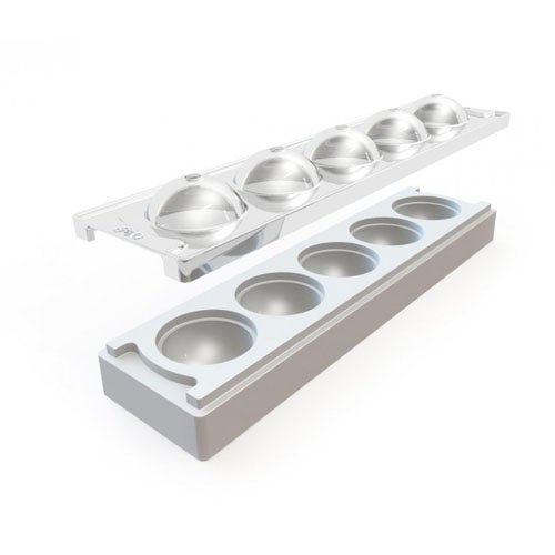 Silikomart MUL3D148 Silicone Sphere Mold with Transparent Top N5