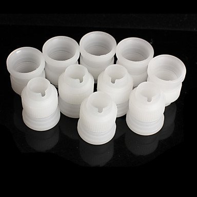 Y&XL&H Cake Decorating Couplers Decorating Kit Bakery and Pastry Equipment,Set of 10 N3