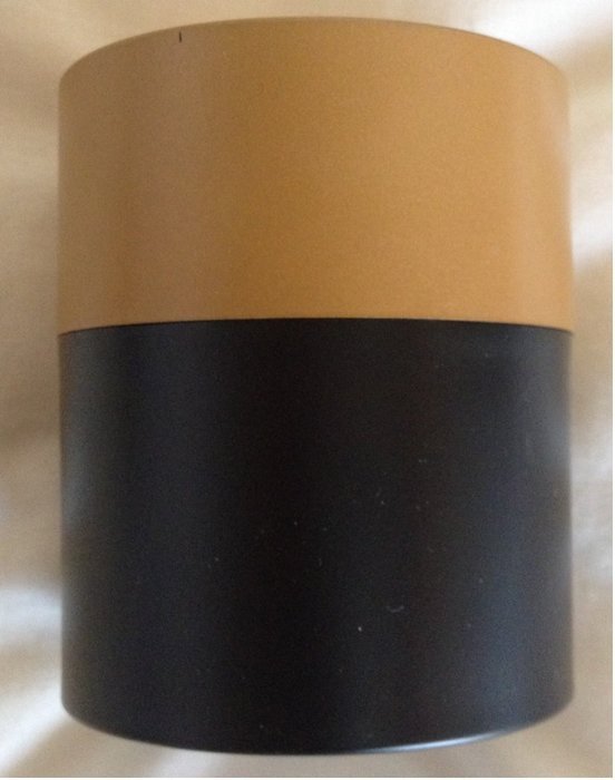 Japanese Tea Caddy with the Inner Lid(gold&times;black)