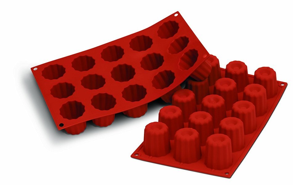 Silikomart SF033/C Silicone Classic Collection Mold Shapes, Bordelaise, Small N2