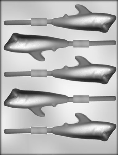 CK Products 4-Inch Shark Sucker Chocolate Mold
