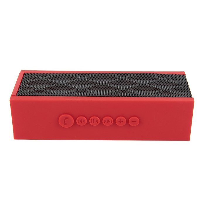 XC-X12 water cube 6key multi-functional voice bluetooth speaker -RED N5