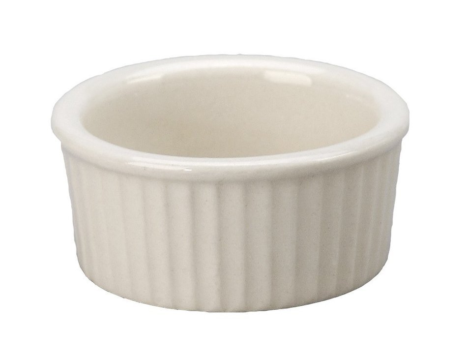Vertex China RMK-2-V Vista Ramekin, Fluted, 2-1/2", 2 oz., Bone White (Pack of 72)