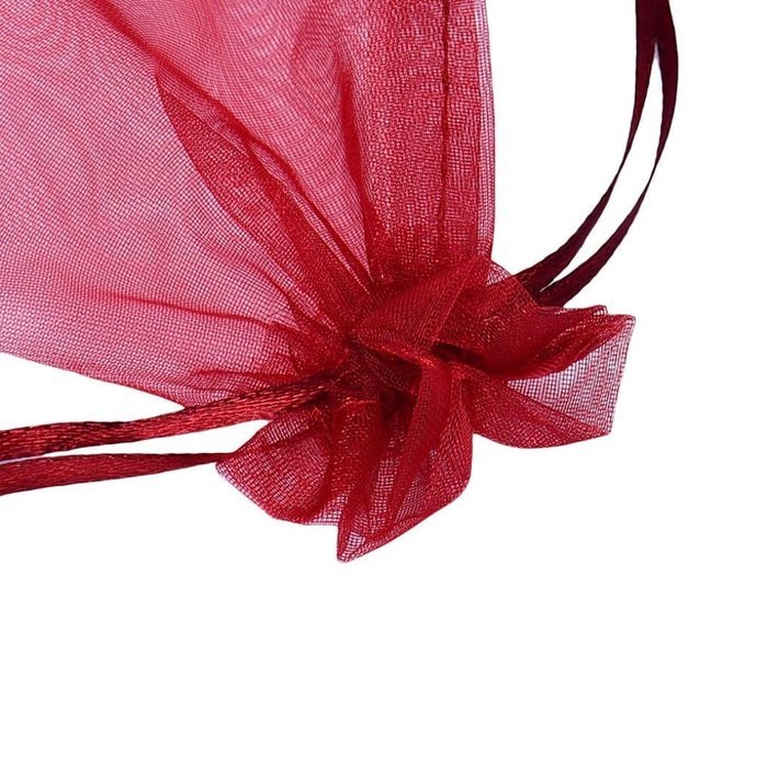 Candy Bag DZT1968 100pcs Organza Wedding Party Decoration Gift Candy Sheer Bags Pouches (Orange) N20