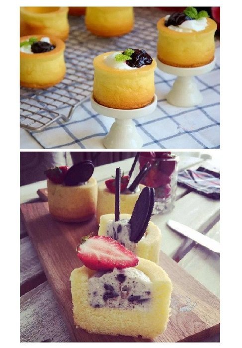 Professional Bowl Maker 6 Cup Cake Pan, 3 Layer Non-stick Surface, 2 Sides Can Be Used N3