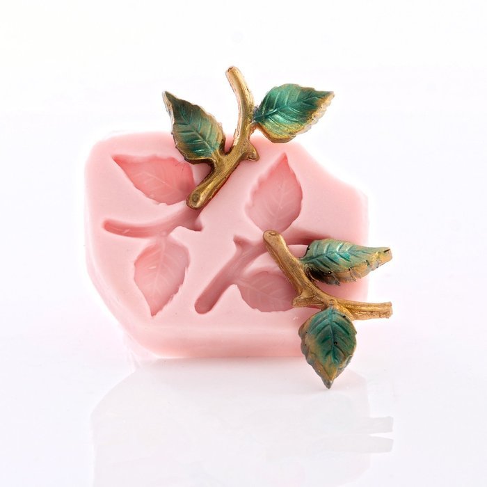 Small Leaf Silicone Mold, Fondant, Food Safe, Polymer Clay, Resin Mold, Epoxy and so much more N5