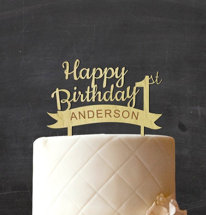 "50 Fabulous" Custom Wedding Anniversary, Birthday Cake Topper Personalized Rustic Woodn Cake Topper 7"-8" Inches... N25