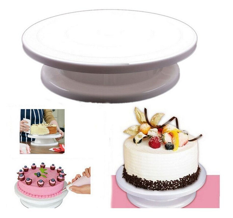 Cake Swivel Plate Revolving Cake Sugarcraft Turntable Decoration Stand Platform turntable Baking tools