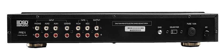 OSD Audio PreAmp Professional Home Studio Stereo Pre Amplifier Pre1 N2