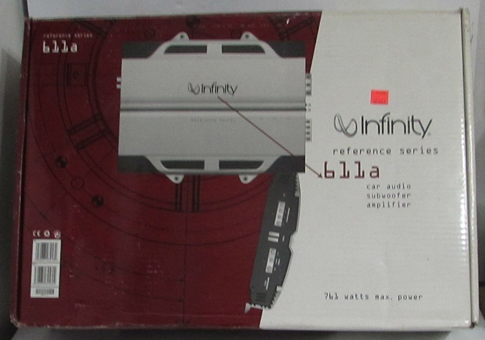 Infinity Reference 611a Mono subwoofer amplifier 456 watts RMS x 1 N6