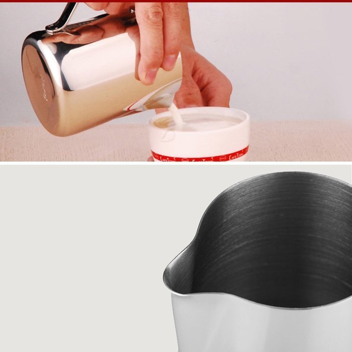 maylit(TM) Thick Stainless Steel Japanese-style Milk Frothing Pither for Coffe,Cappuccino or Measuring Liquid.350ml... N4