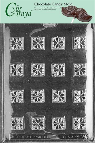 Cybrtrayd AO045 Traditional All Occasions Chocolate Candy Mold, Bite Size