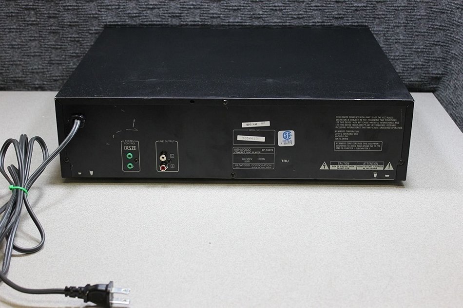 Kenwood Dp-r5070 Multiple Compact 5 Disc Player and Changer N5