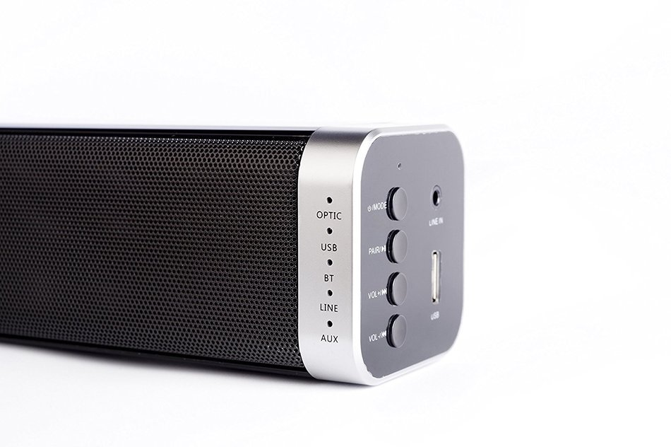 Bluetooth Soundbar, Joly Joy 30W Wireless Bluetooth Stereo Speaker 2.0-Channel Sound Bar with Remote Controller N6