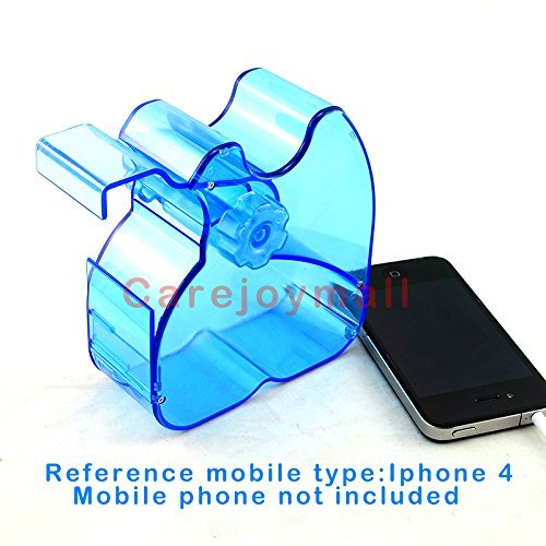 Carejoy&reg; Blue Color Cotton Roll Dispenser Holder Press Type Molar Shaped (Without Cotton Roll) N5