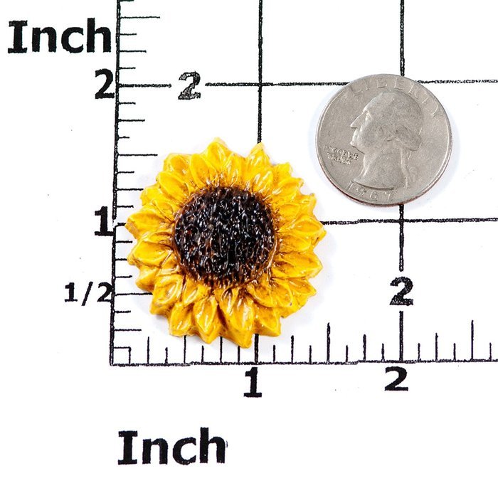Sunflower Silicone Mold Food Safe Fondant, Chocolate, Candy, Mint, Resin, Polymer Clay, Jewelry, Craft Mold. Flexible... N3