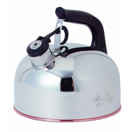 Revere Cookware 2.33 Qt. Whistling Tea Kettle /Color: Silver , Black