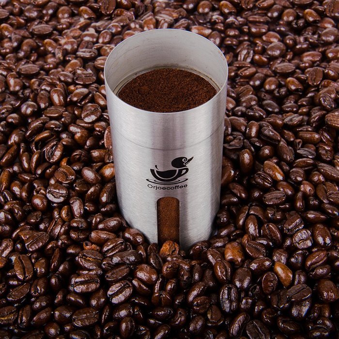 Manual Coffee Grinder - Burr Grinders by Orjoe - Portable Coffee Mill - Stainless Steel - Aeropress Compatible... N3