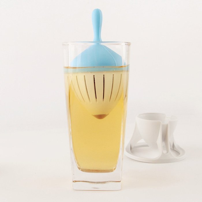 Acorn Gyro Loose Leaf Tea Infuser Strainer Colander Kitchen Utensil for Herbal Weight Loss Tea and Mulling Spices... N7
