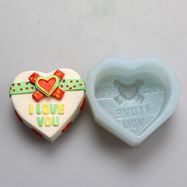 Y&XL&H LOVE Heart Chocolate Silicone Molds,Cake Molds,Soap Molds,Decoration Tools Bakeware N3