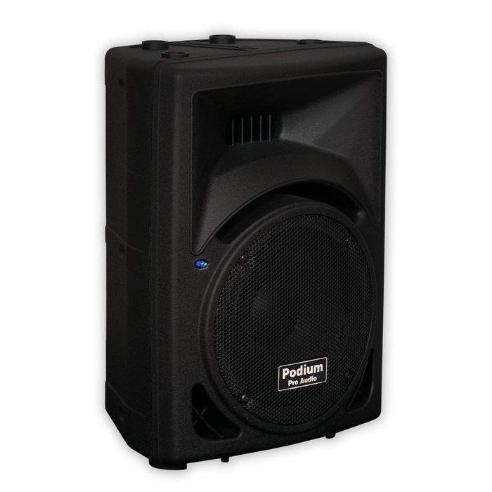 Podium Pro Studio ABS Speaker 8" Two Way Pro Audio Monitor and Stand DJ Set for PA Home or Karaoke PP8101SET1 N4