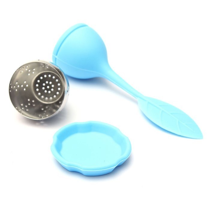 Leaf Tea Infuser with Silicone Handle and Stainless Steel Ball N2