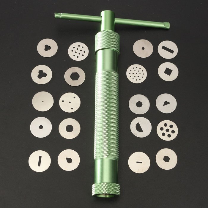 Anyana Sugar Paste Extruder For Fondant Craft Gun Cake Sculpture Decoration Tool 20Tips N2