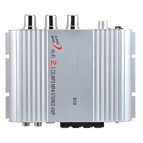 Generic 12V DC Mini Hifi Audio Power Amplifier Booster 2.1CH Super Bass MP3 Stereo for Car Phone PC Home N3