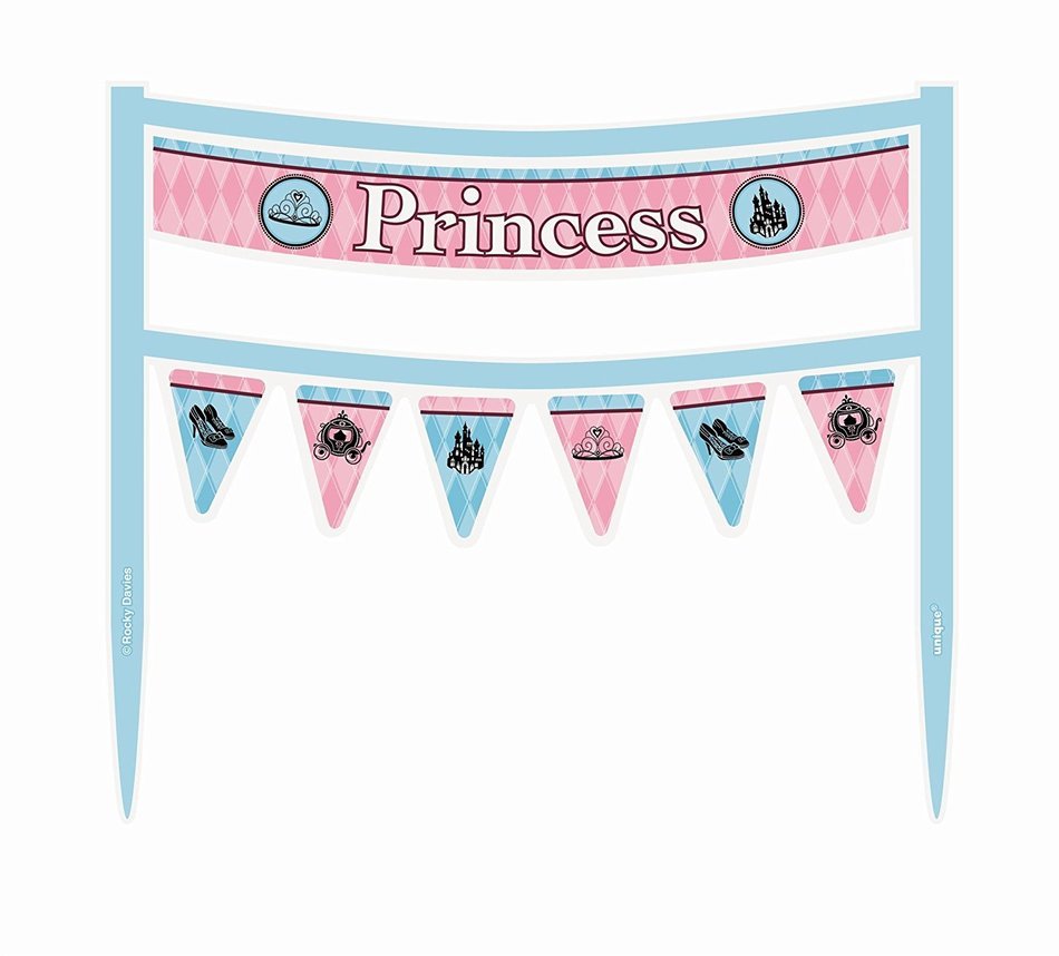 Fairytale Princess Cake Bunting Topper N27