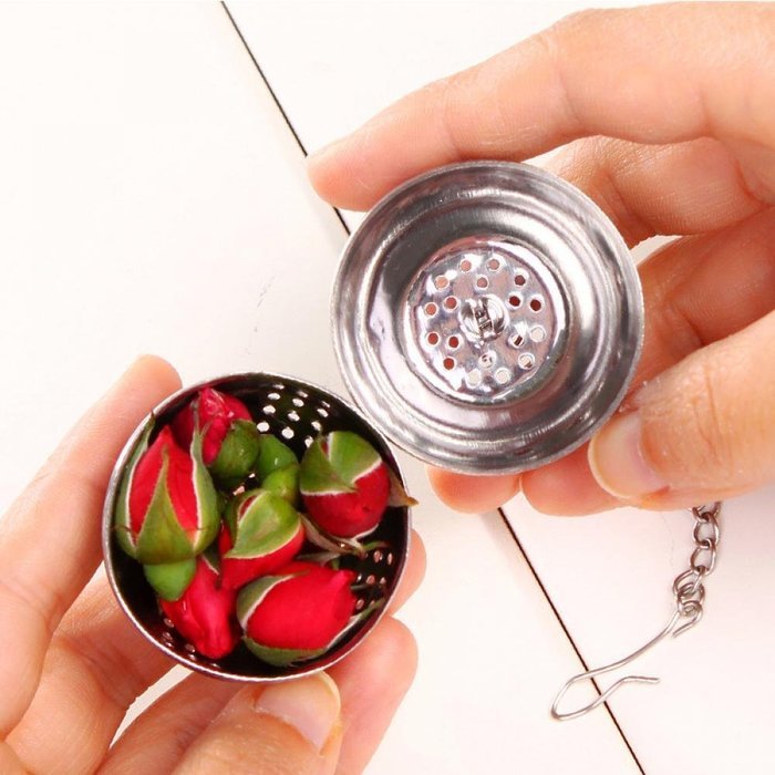 GOOTRADES Kitchen Tool Stainless Steel Ball Herbal Spice Filter Diffuser Tea Strainer (pack of 5) N5