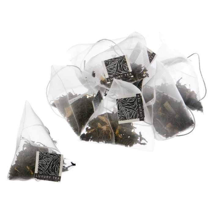 Metropolitan Tea 200 Count Pyramid Shaped Teabags, Lemon Ginger N5