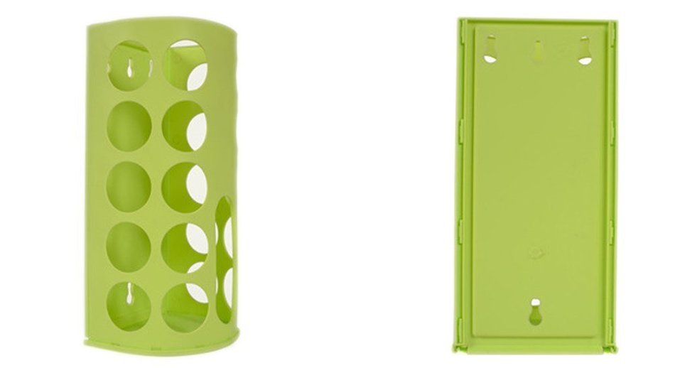Lesirit Hanging Plastic Bag Dispenser Wall Mount Grocery Bag Holder (C) N3