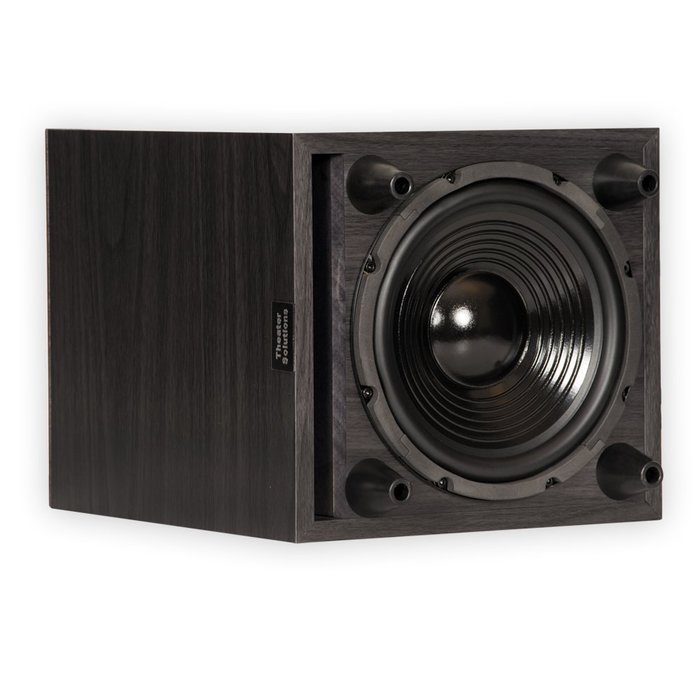 Theater Solutions SUB8D Down Firing Powered Subwoofer (Black) N3