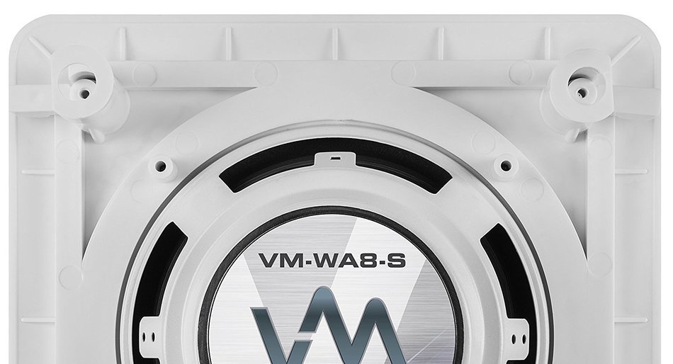 VM Audio 8" 200W 2-Way In-Wall Surround Speaker (Single) | VM-WA8-S N6