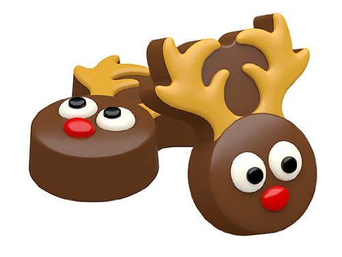 SpinningLeaf Reindeer Sandwich Cookie Mold