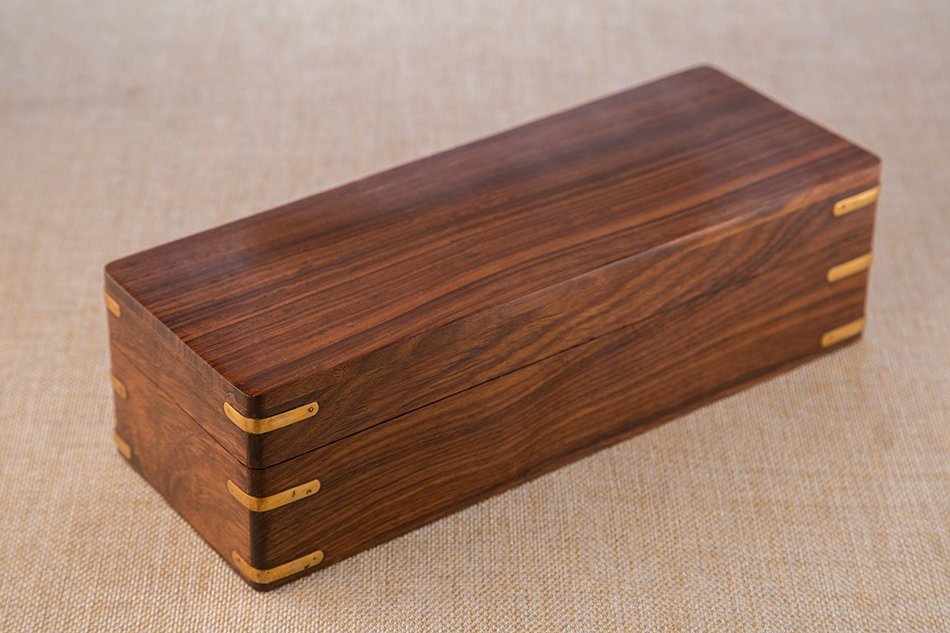 Rusticity Wood Tea Bag / Spice Storage Box with Lid and 9 pockets | Handmade | (9x6 in) N12