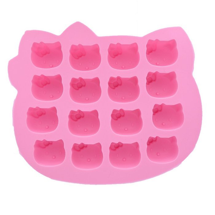 Verdant Candy Molds, Chocolate Molds, Silicone Molds, Soap Molds, Silicone Baking Molds-16pcs Kitty