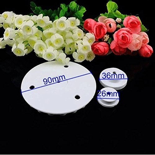 Anyana 4pcs set Skirt Decorative Floral Border Plastic Cookie Cutter Cake Mould Tool Kitchen Tool Sugar Paste... N3