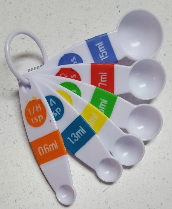 10-pc Stainless Steel Food Storage Bowls & Plastic Measuring Cups/Spoons/Spatula/Timer 14-Pc Bundle N4