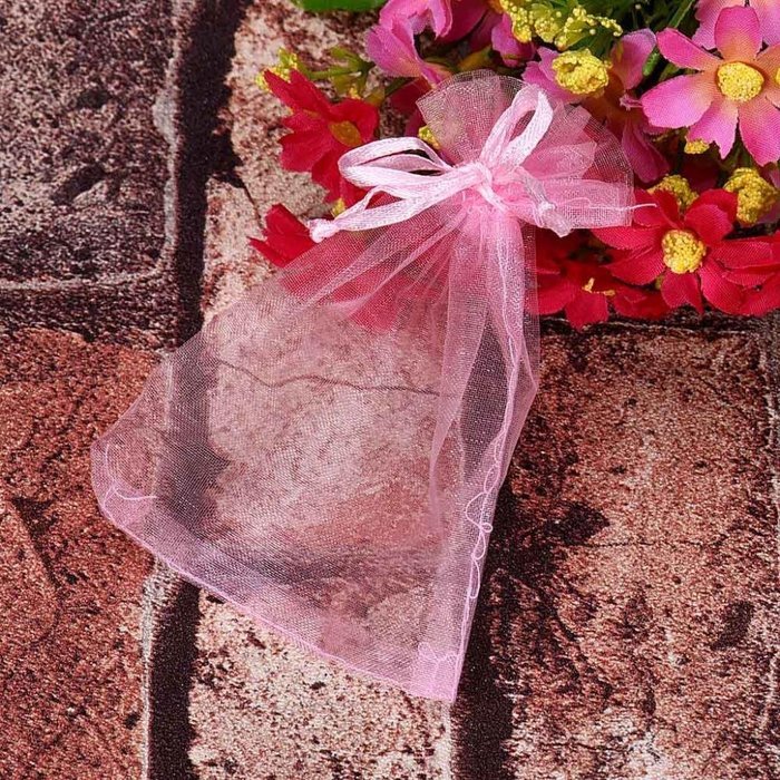 Candy Small Bag DZT1968&reg; 100pcs Organza Wedding Party Decoration Gift Candy Sheer Bags Pouches (Red) N14