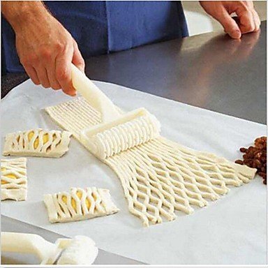 Y&XL&H Plastic Baking Tool Cookie Pie Pizza Bread Pastry Lattice Roller Cutter