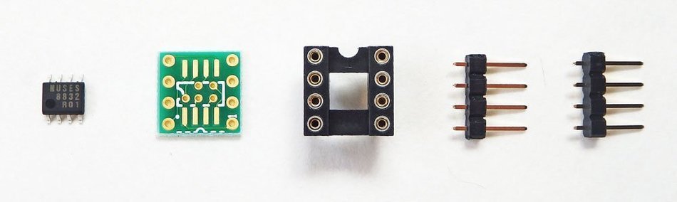 JRC MUSES8832 High Quality Audio Rail-to-Rail Output Dual Operational Amplifier N2