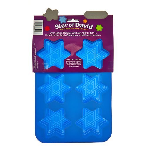 The Kosher Cook KCBW0146 Silicone Star of David Muffin/Cupcake Pan N4