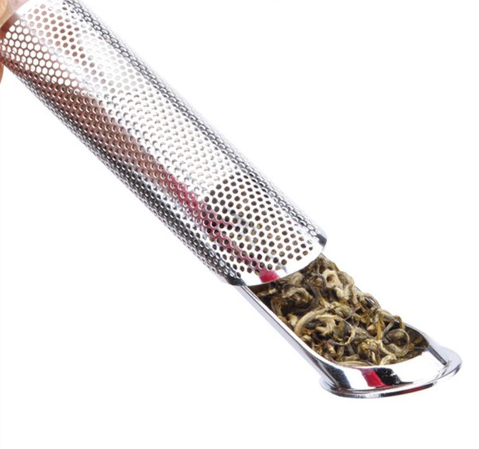 Yueton Stainless Steel Pipe Shape Tea Infuser Strainer N5