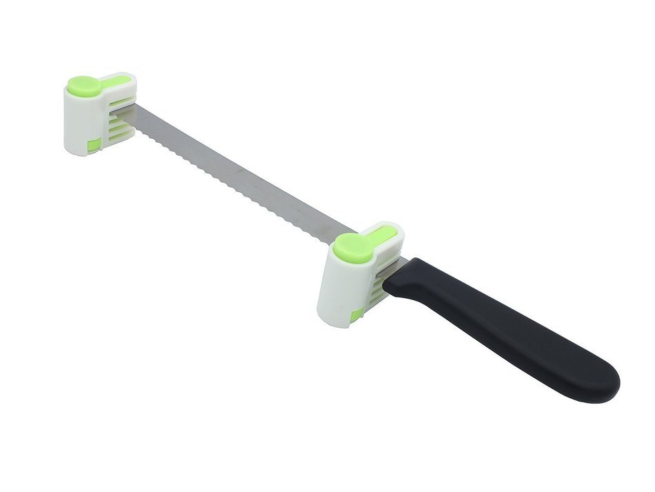 2PCS DIY Cake Slicer , Stratification Auxiliary , Bread Slice , Toast Cut, 5 Layers Leveler Slicer , Kitchen Fixator... N7