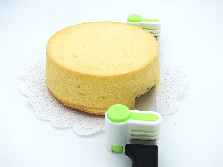 2PCS DIY Cake Slicer , Stratification Auxiliary , Bread Slice , Toast Cut, 5 Layers Leveler Slicer , Kitchen Fixator... N8
