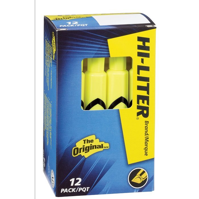 HI-LITER Desk Style, Blue, Box of 12 (24016) N28