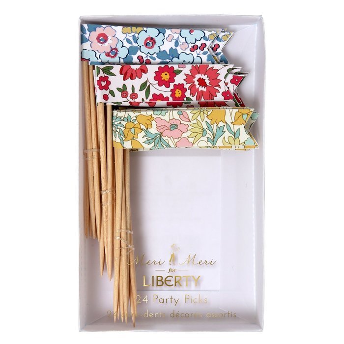 Meri Meri Liberty Party Picks, Set of 24